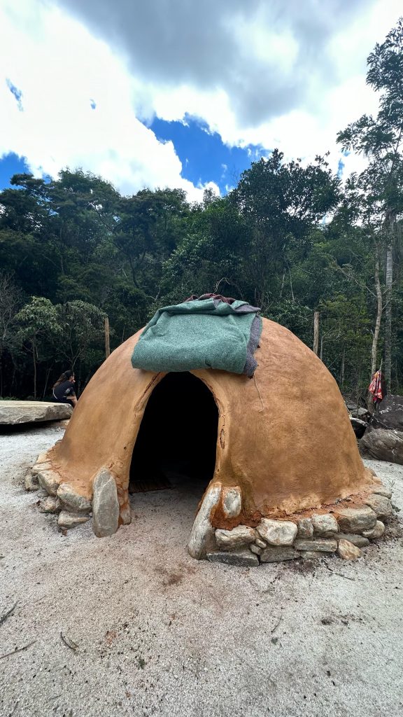Natture Force: experiência no Temazcal durante o retiro espiritual em Ibiti